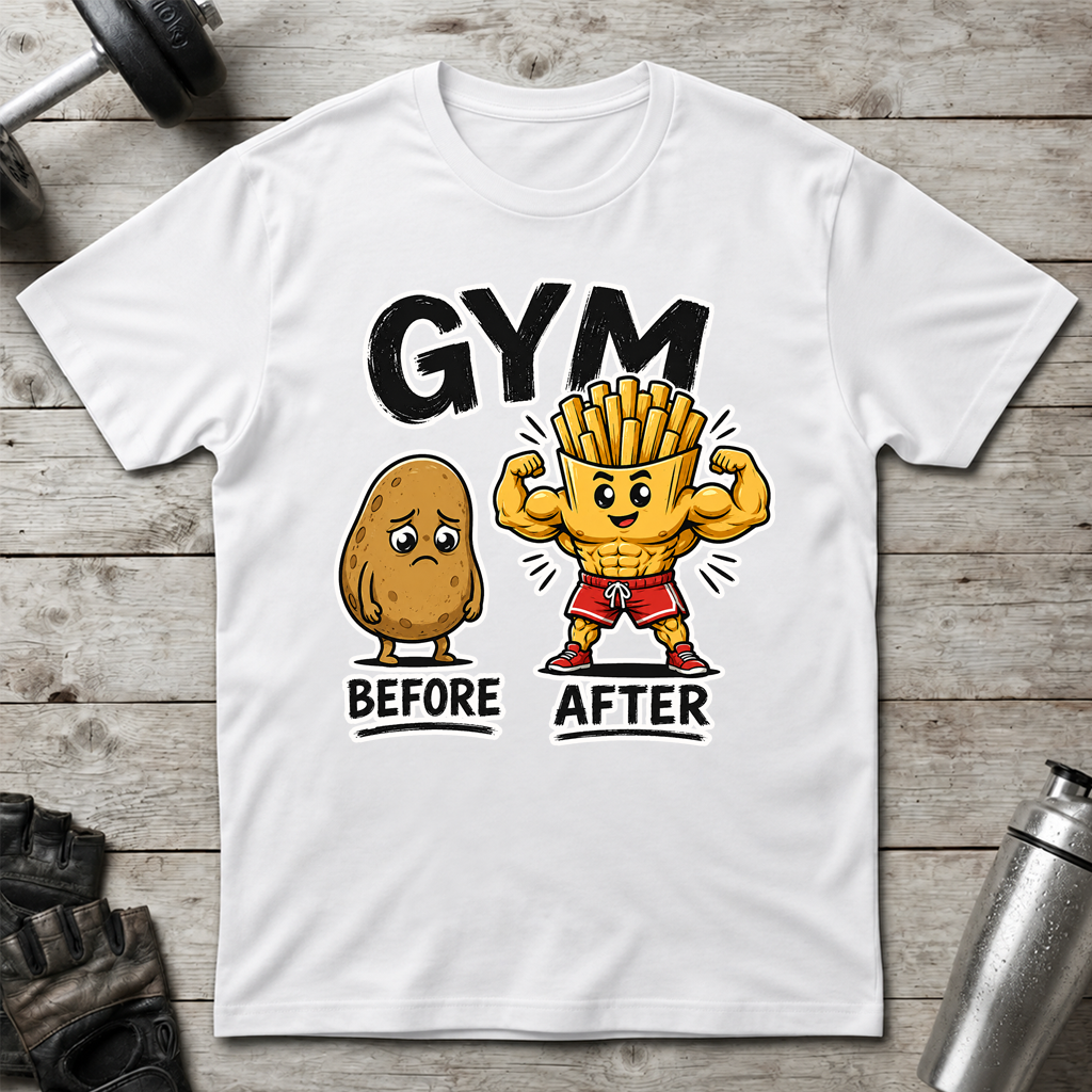 Gym Potato Transformation T-Shirt