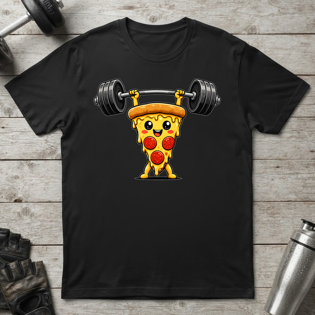 Pizza Weightlifter T-Shirt