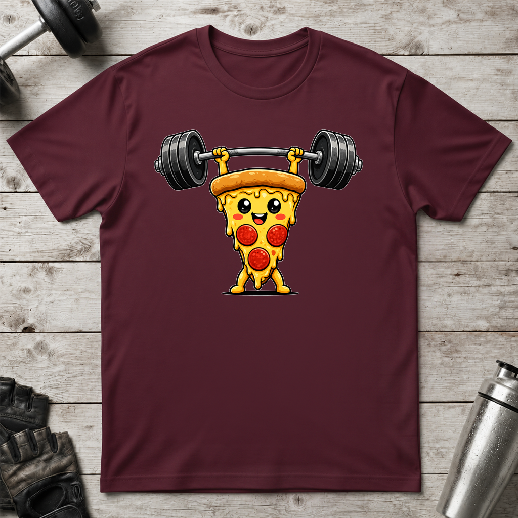 Pizza Weightlifter T-Shirt