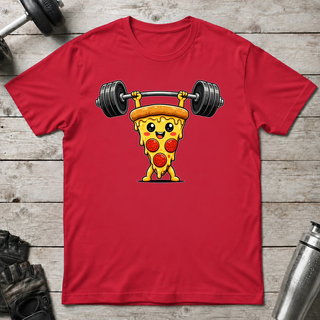 Pizza Weightlifter T-Shirt