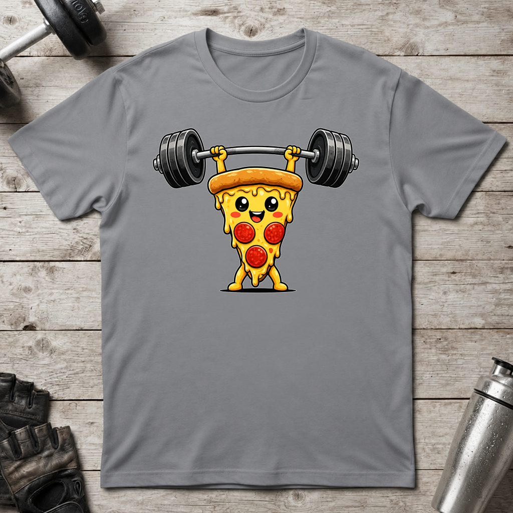 Pizza Weightlifter T-Shirt