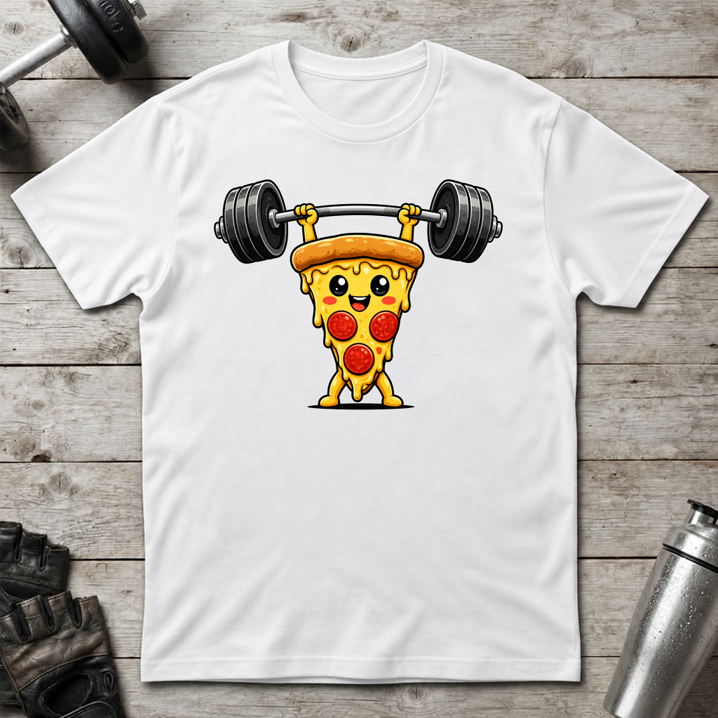 Pizza Weightlifter T-Shirt