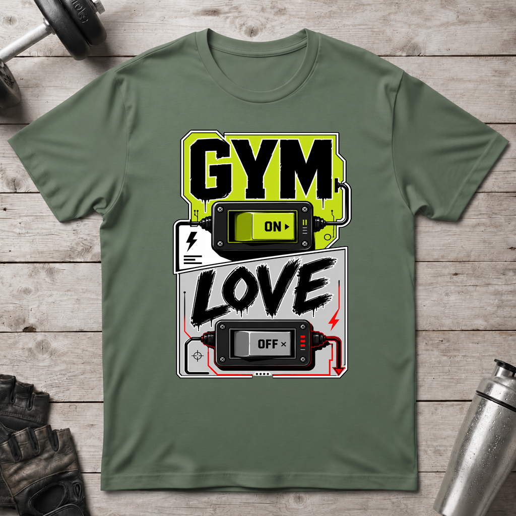 Gym On Love Off T-Shirt
