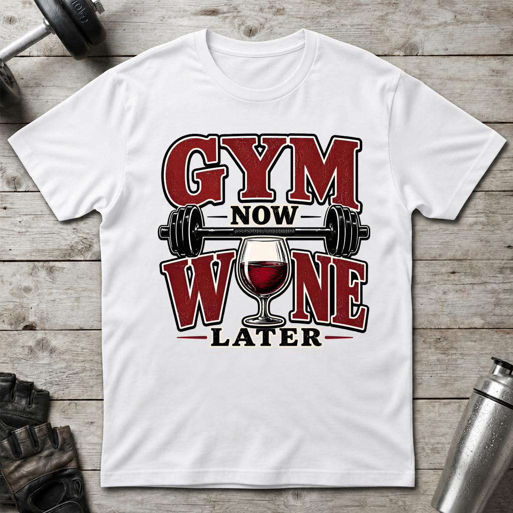 Gym Now Wine Later T-Shirt