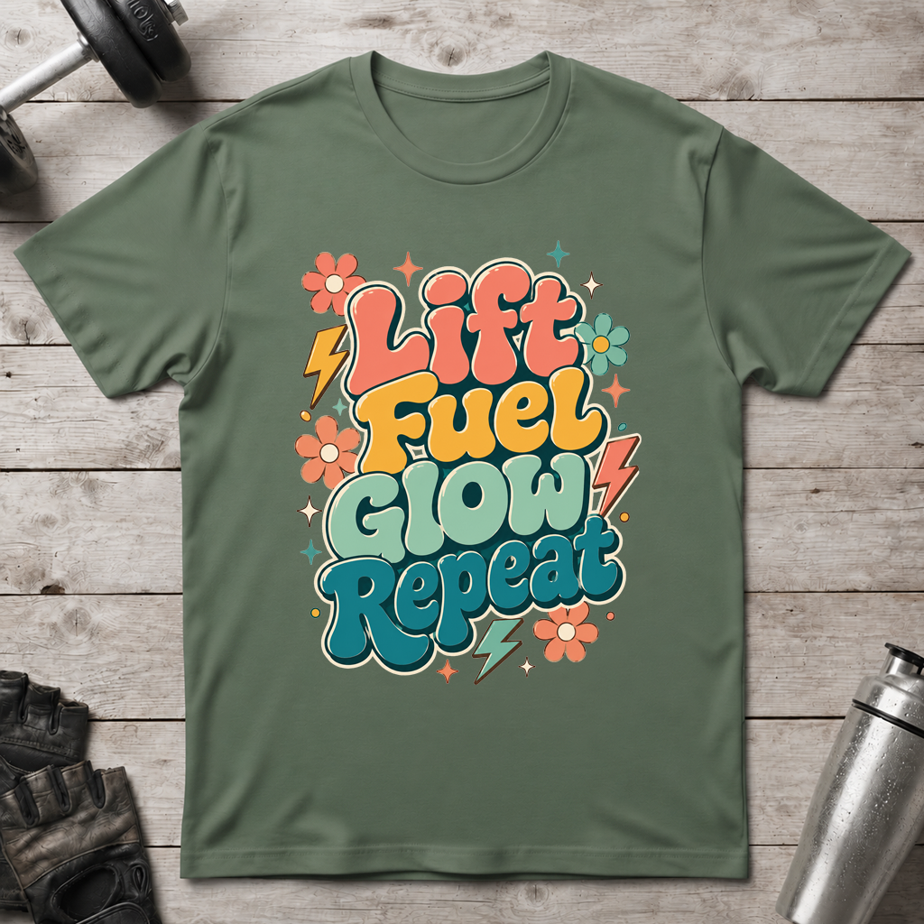Lift Fuel Glow Repeat T-Shirt