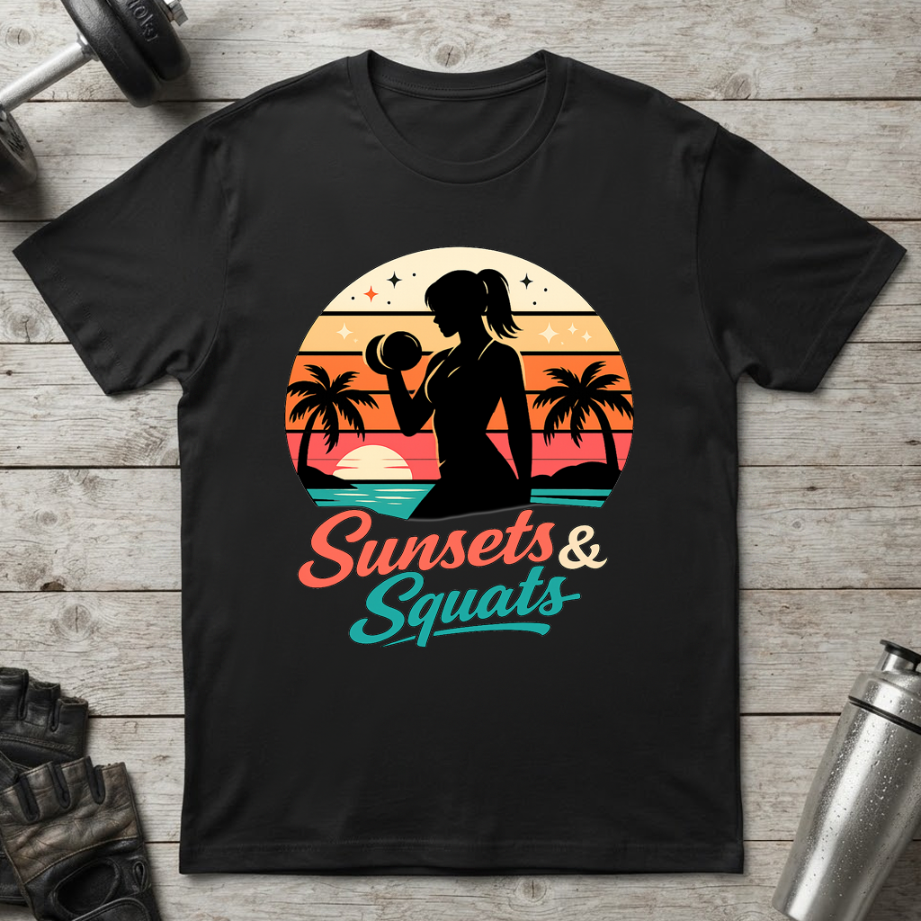 Sunsets and Squats T-Shirt