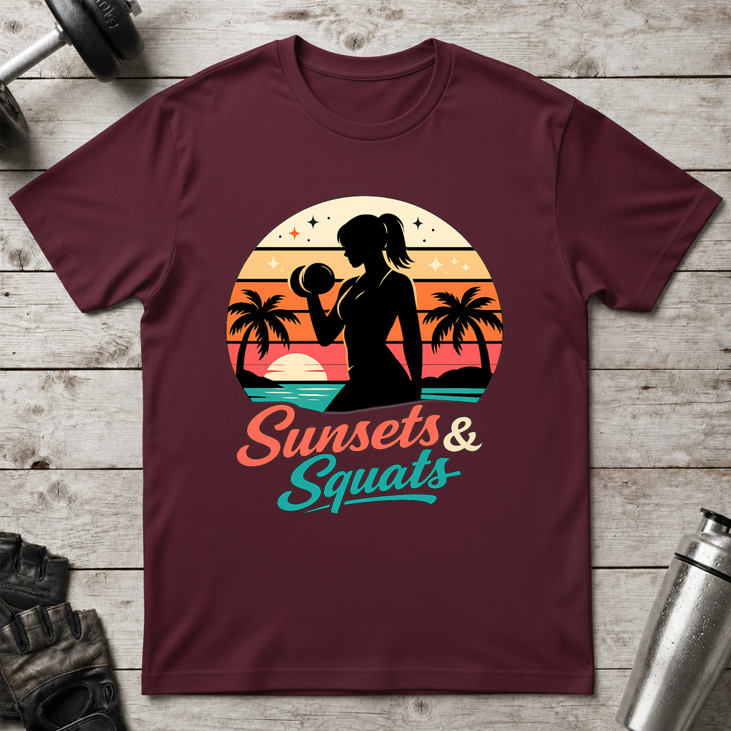 Sunsets and Squats T-Shirt