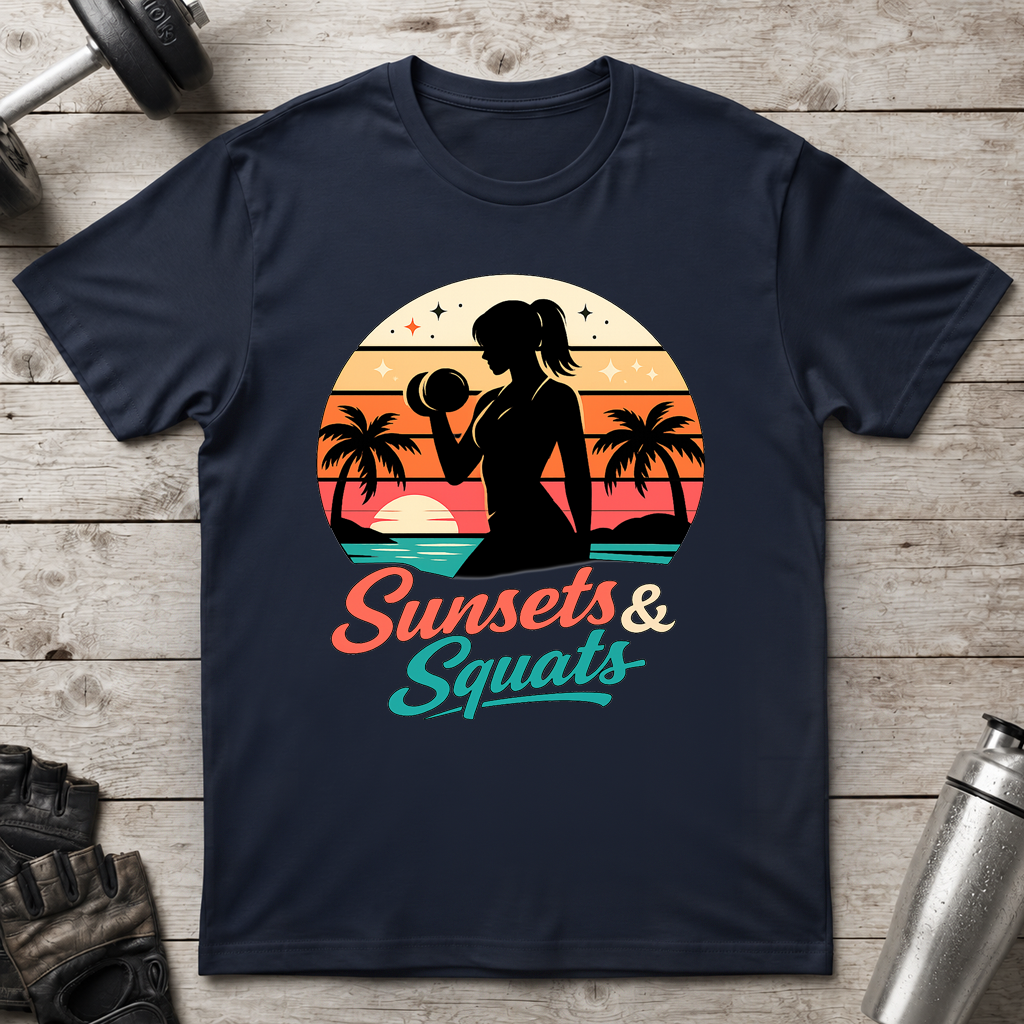 Sunsets and Squats T-Shirt