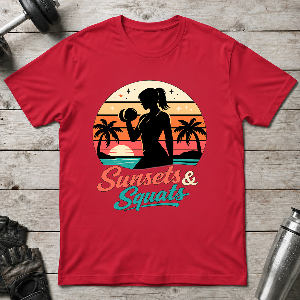 Sunsets and Squats T-Shirt