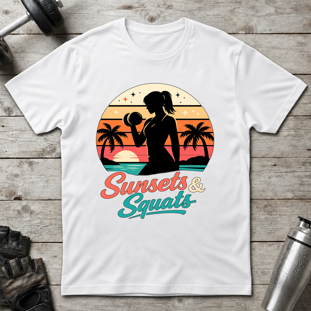 Sunsets and Squats T-Shirt