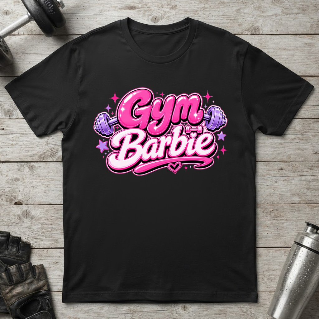 Pink Gym Girl T-Shirt