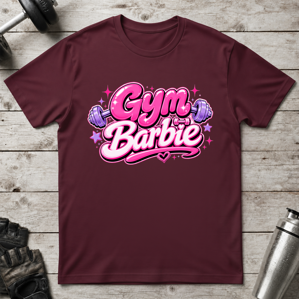 Pink Gym Girl T-Shirt