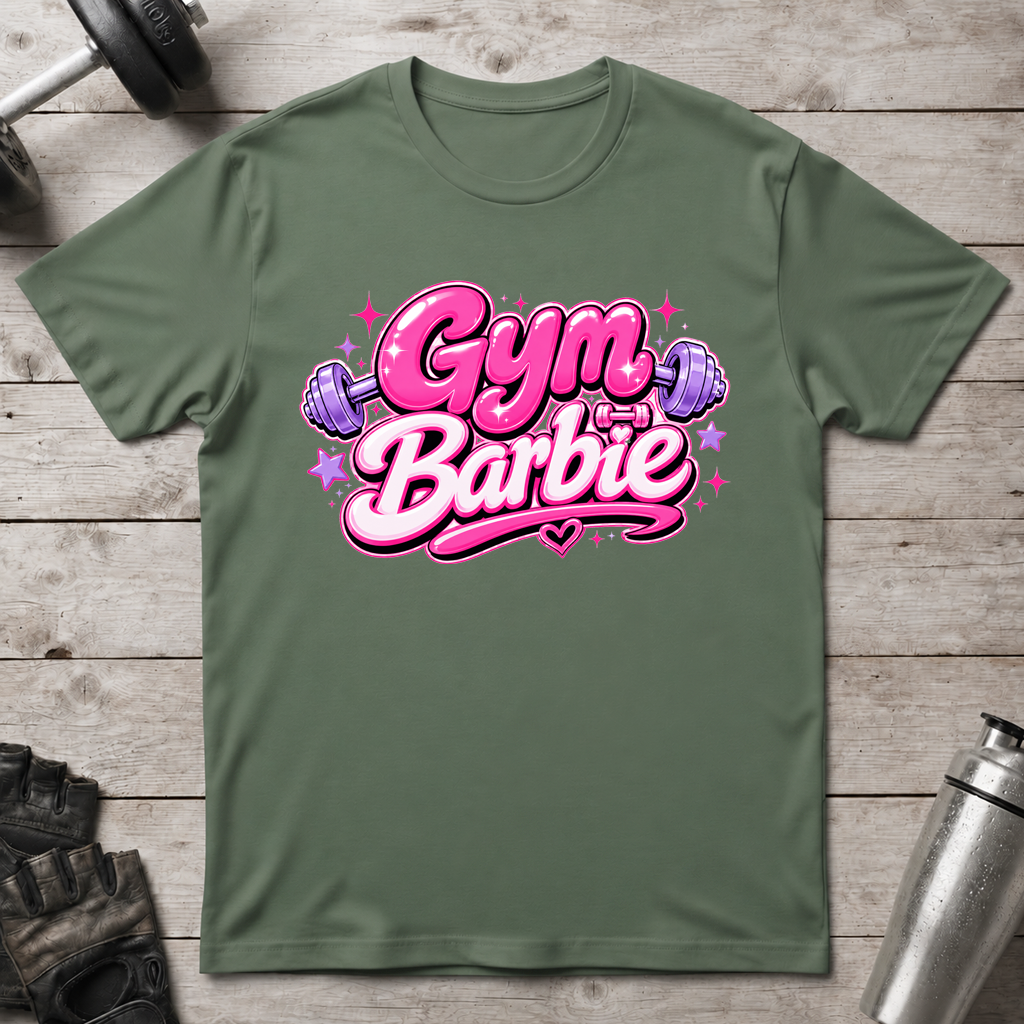 Pink Gym Girl T-Shirt