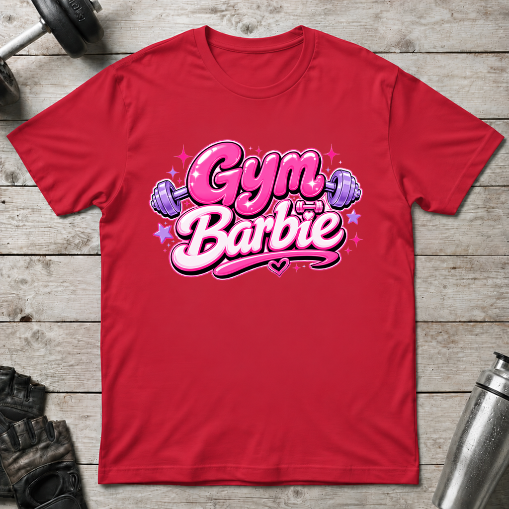 Pink Gym Girl T-Shirt