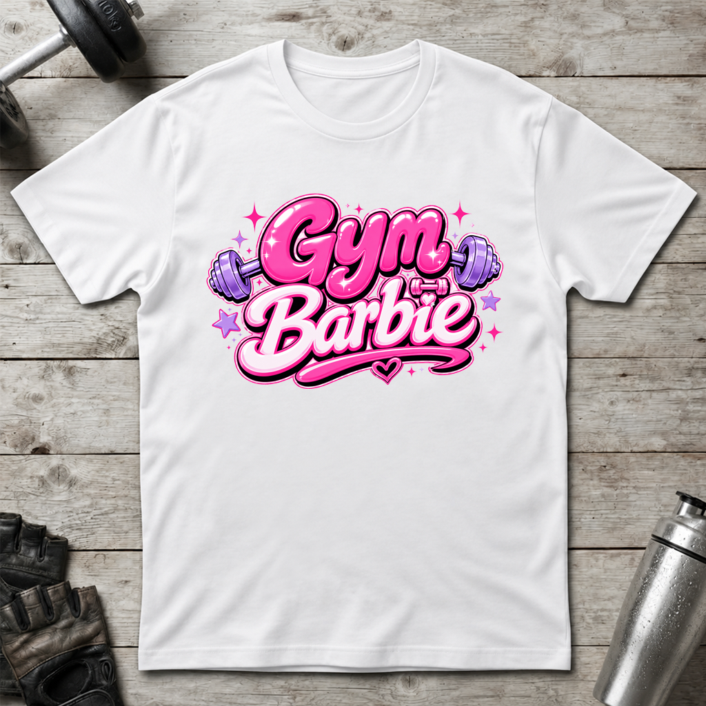 Pink Gym Girl T-Shirt