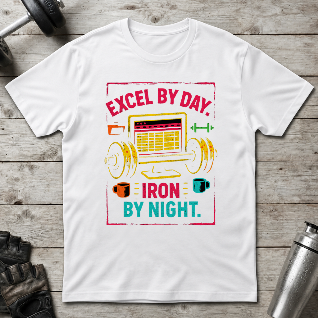 Excel By Day Iron By Night T-Shirt
