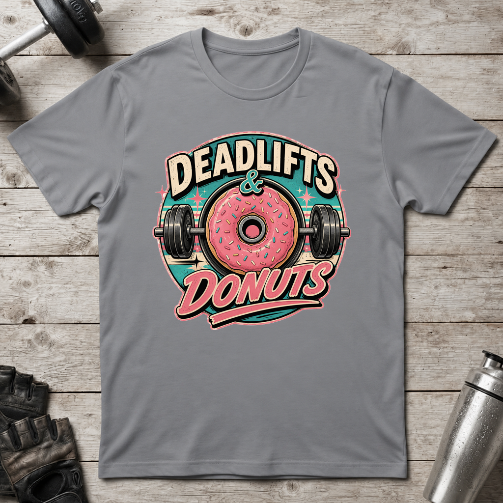 Deadlifts and Donuts T-Shirt