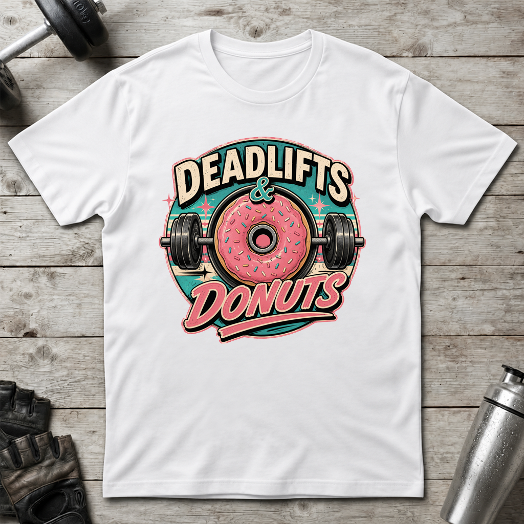 Deadlifts and Donuts T-Shirt