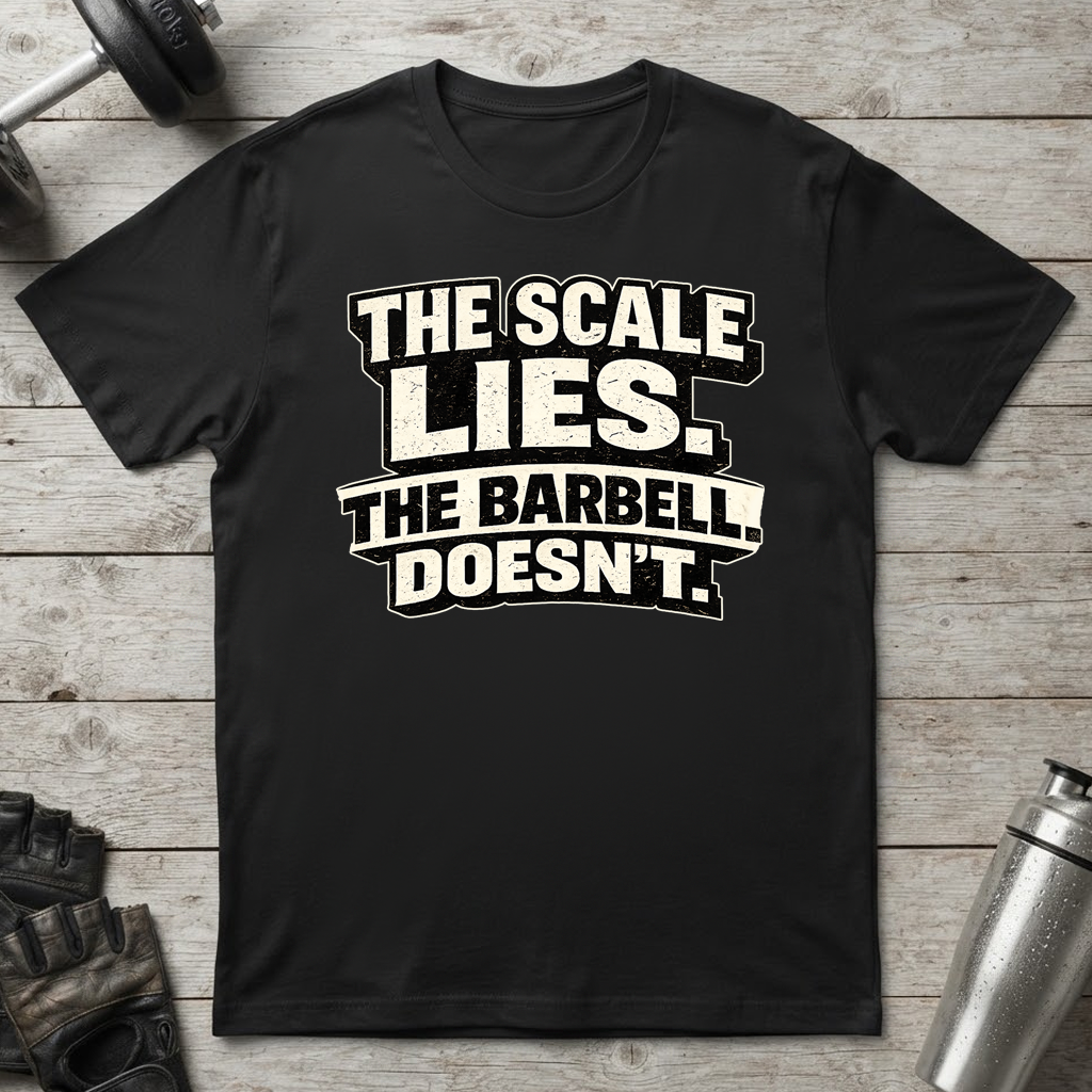 The Barbell Doesn’t Lie T-Shirt
