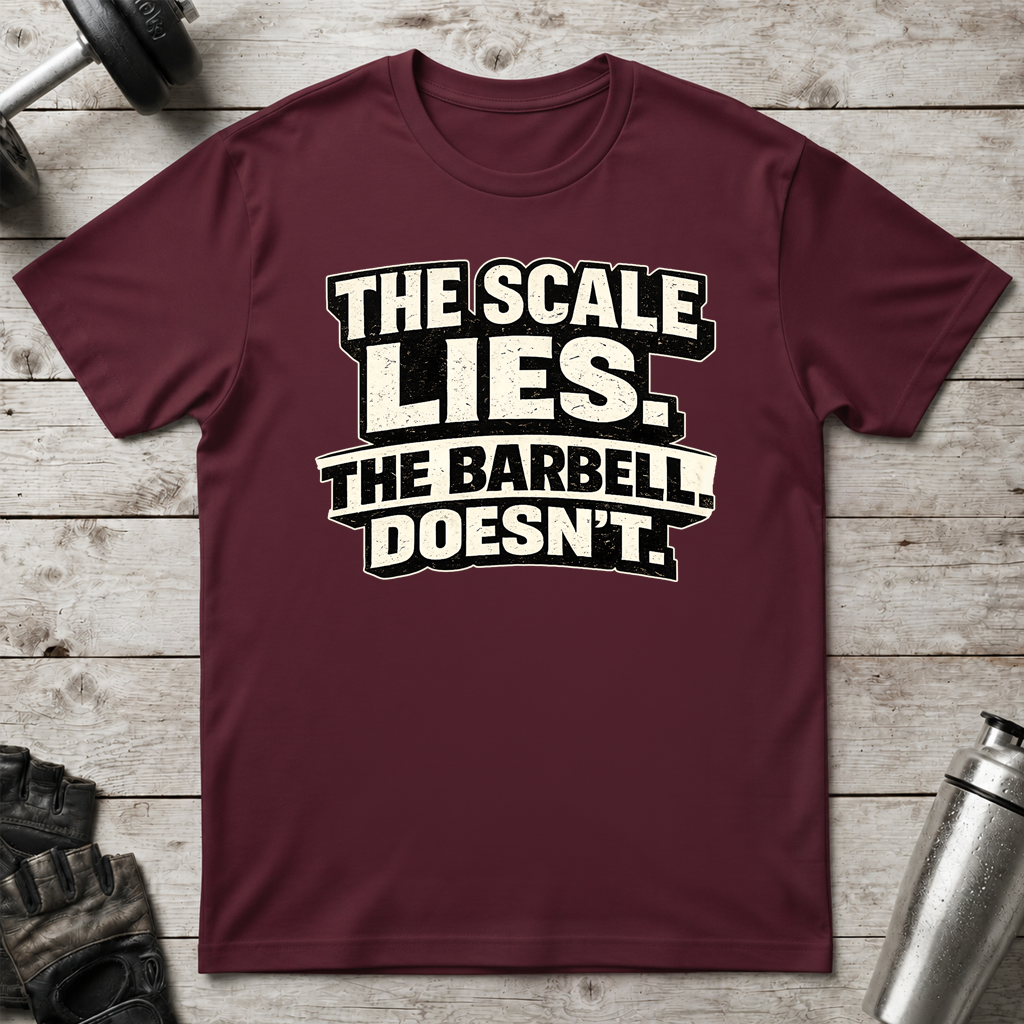 The Barbell Doesn’t Lie T-Shirt