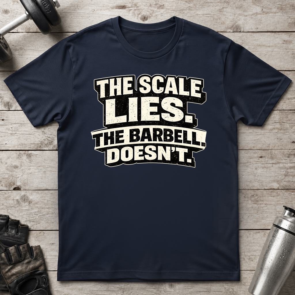 The Barbell Doesn’t Lie T-Shirt