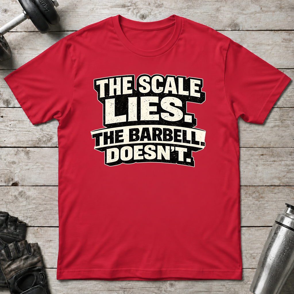 The Barbell Doesn’t Lie T-Shirt