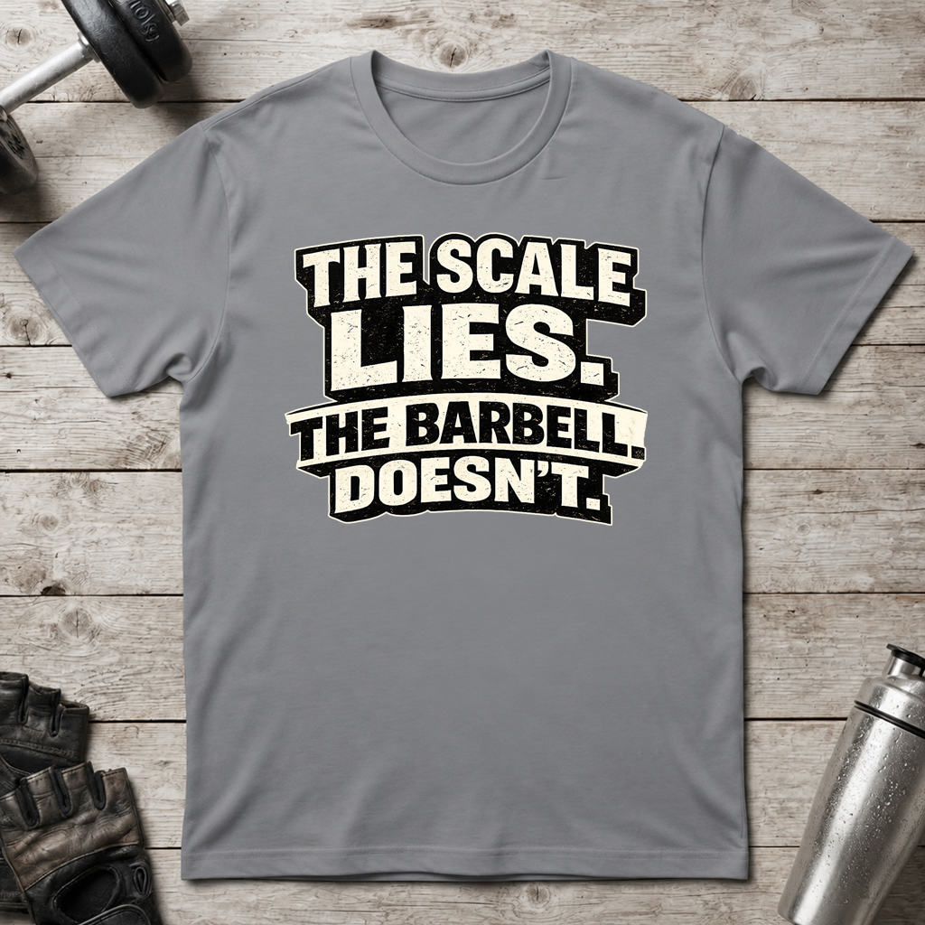 The Barbell Doesn’t Lie T-Shirt