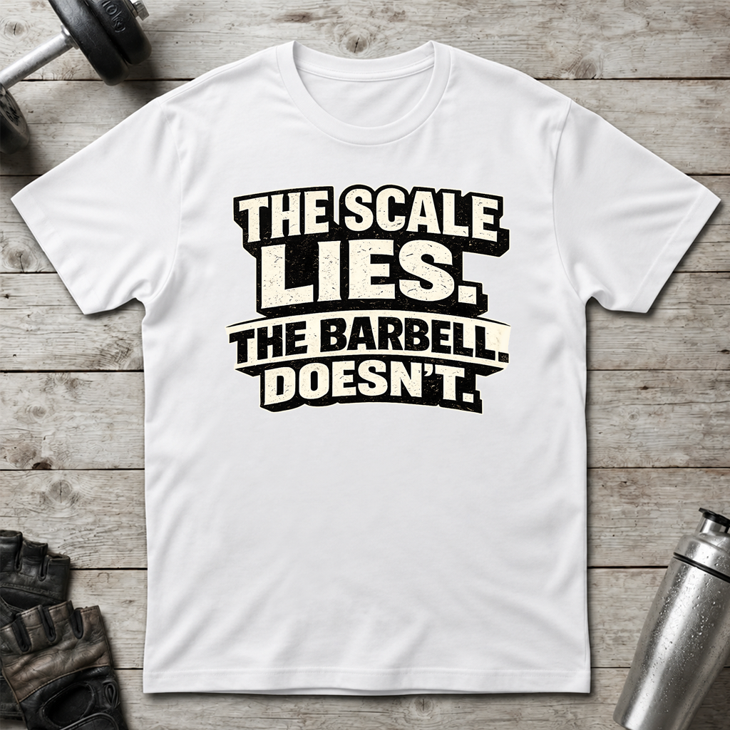 The Barbell Doesn’t Lie T-Shirt