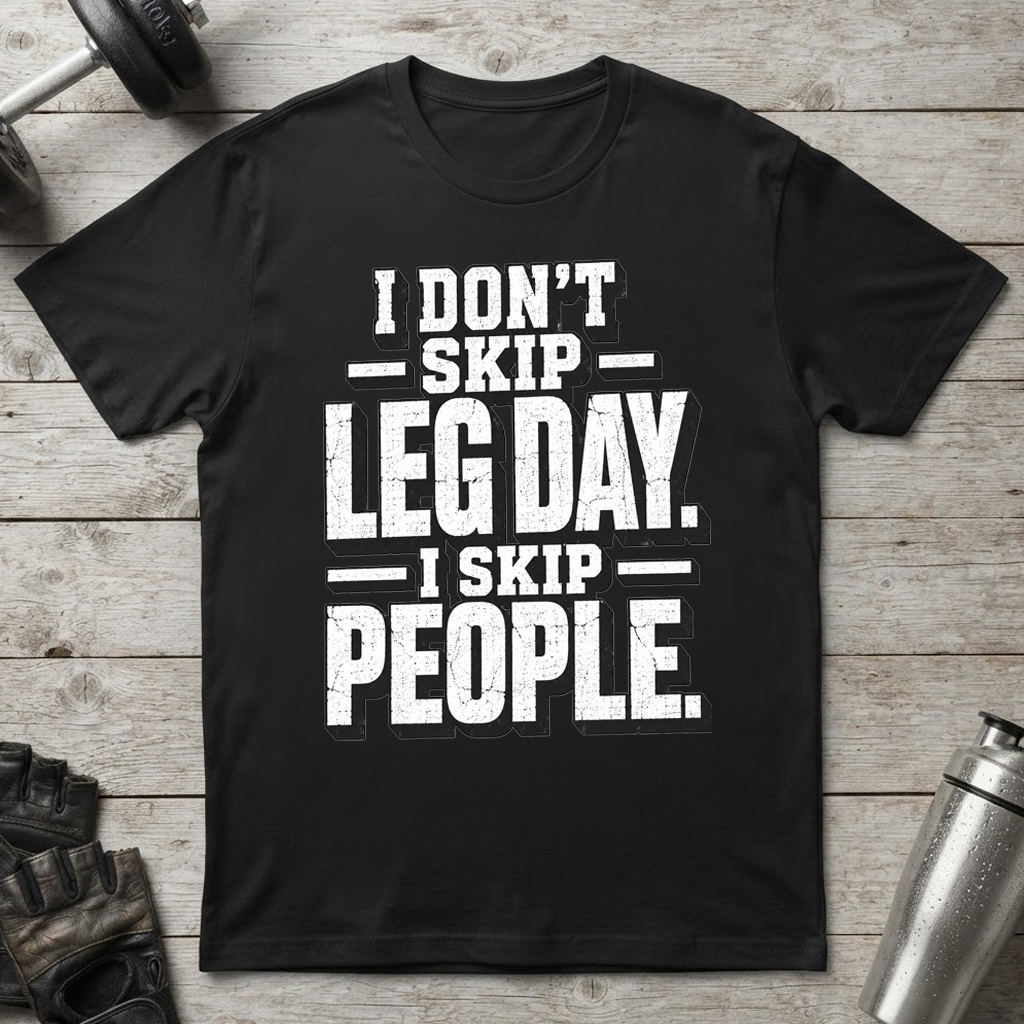 Skip People Not Leg Day T-Shirt