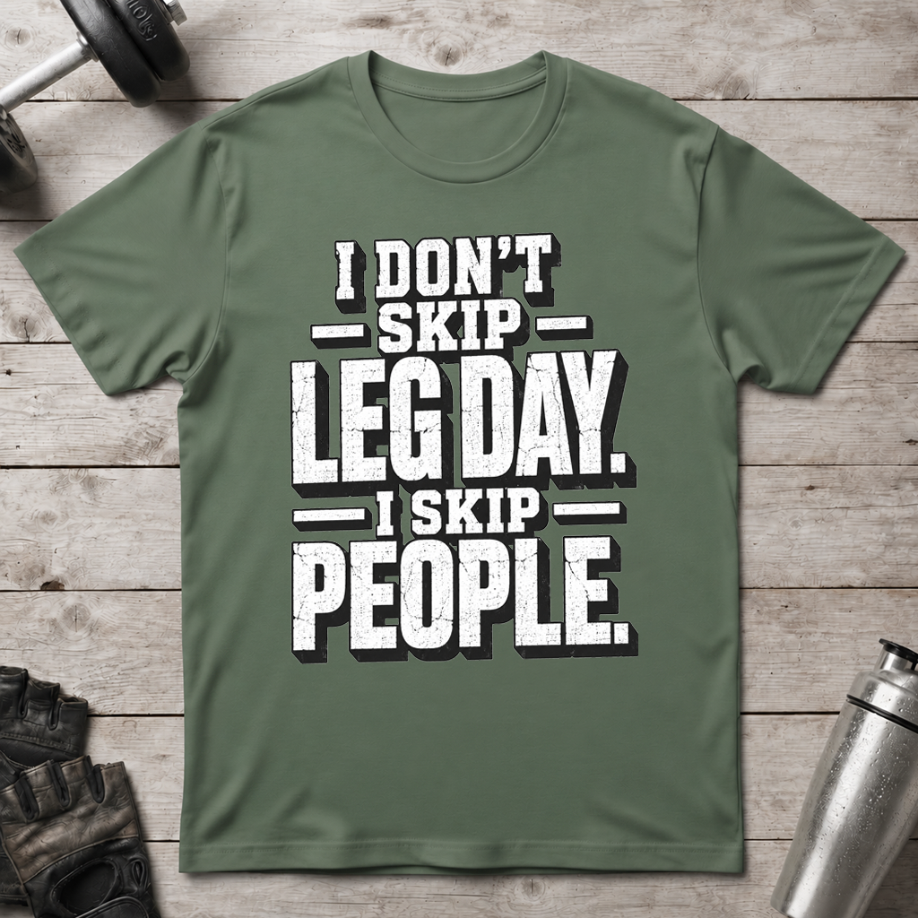 Skip People Not Leg Day T-Shirt