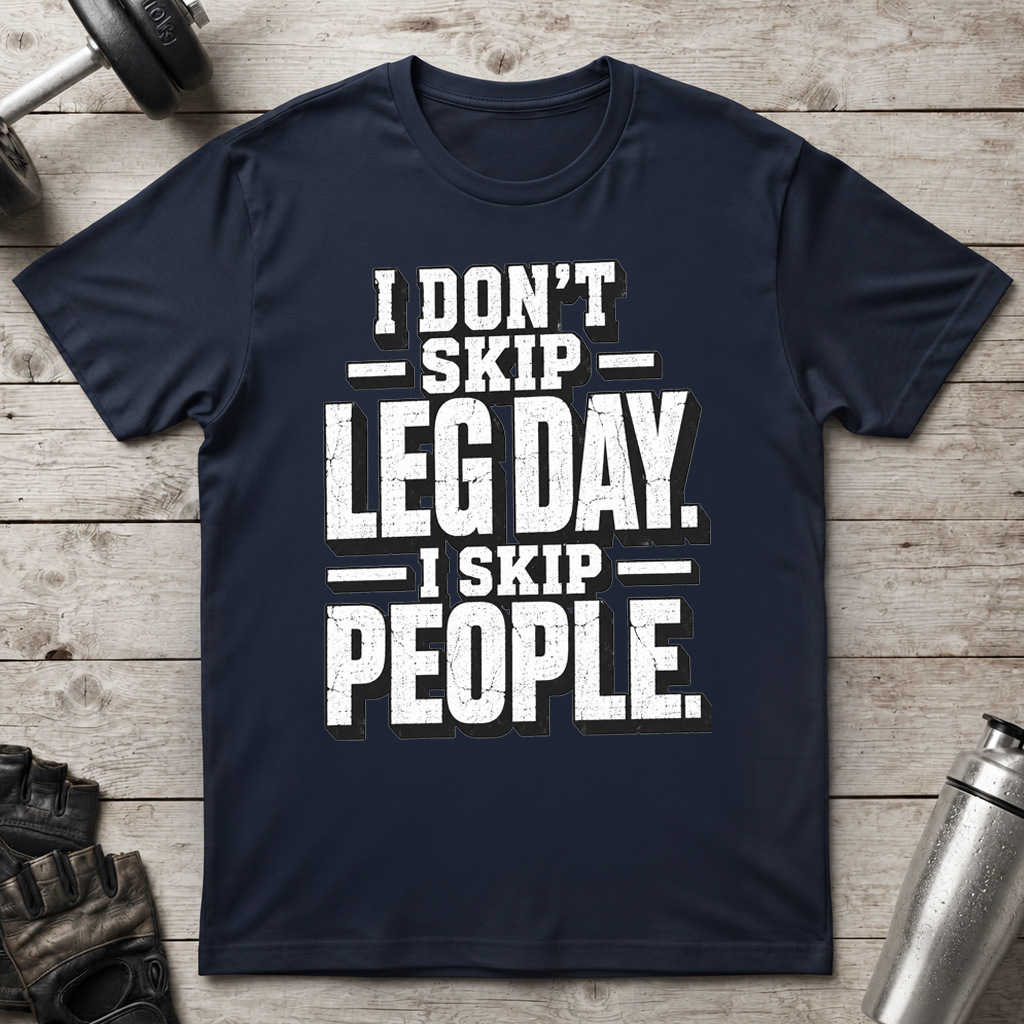 Skip People Not Leg Day T-Shirt