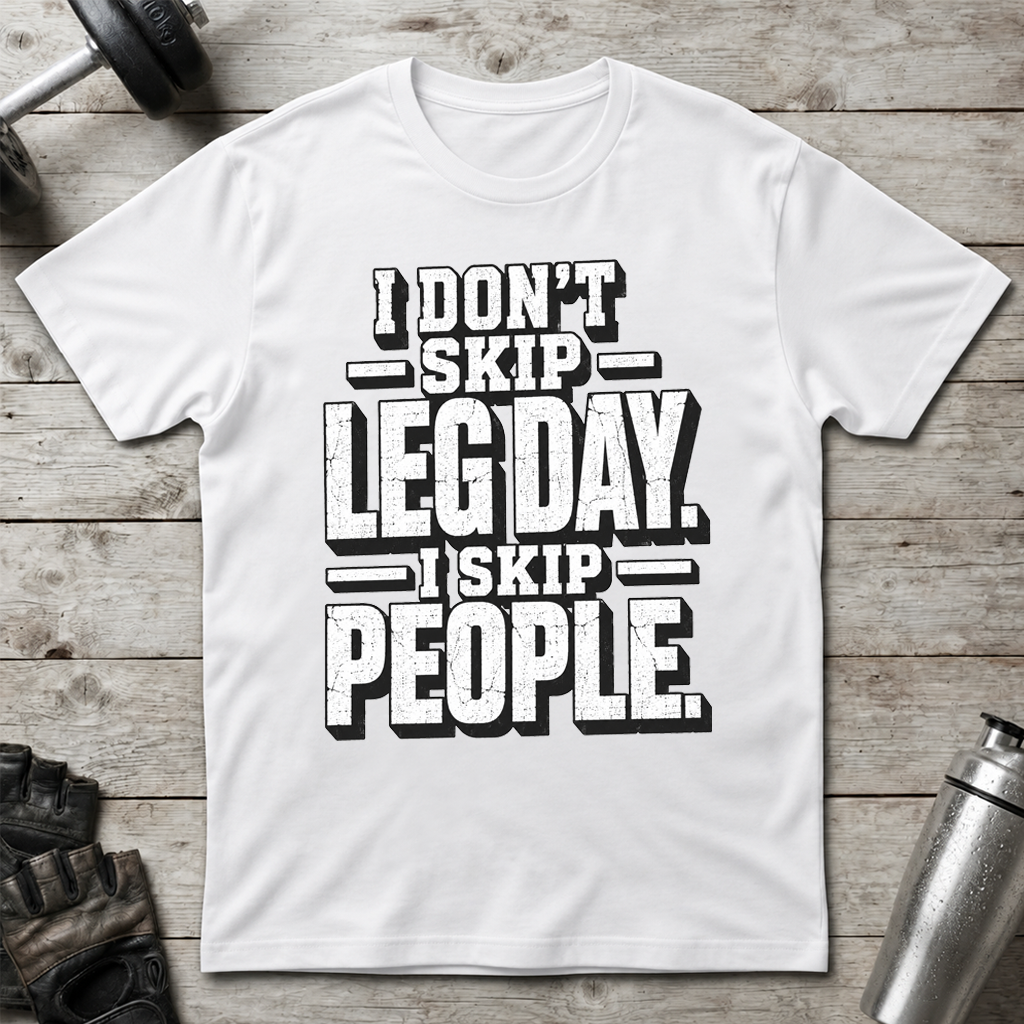 Skip People Not Leg Day T-Shirt