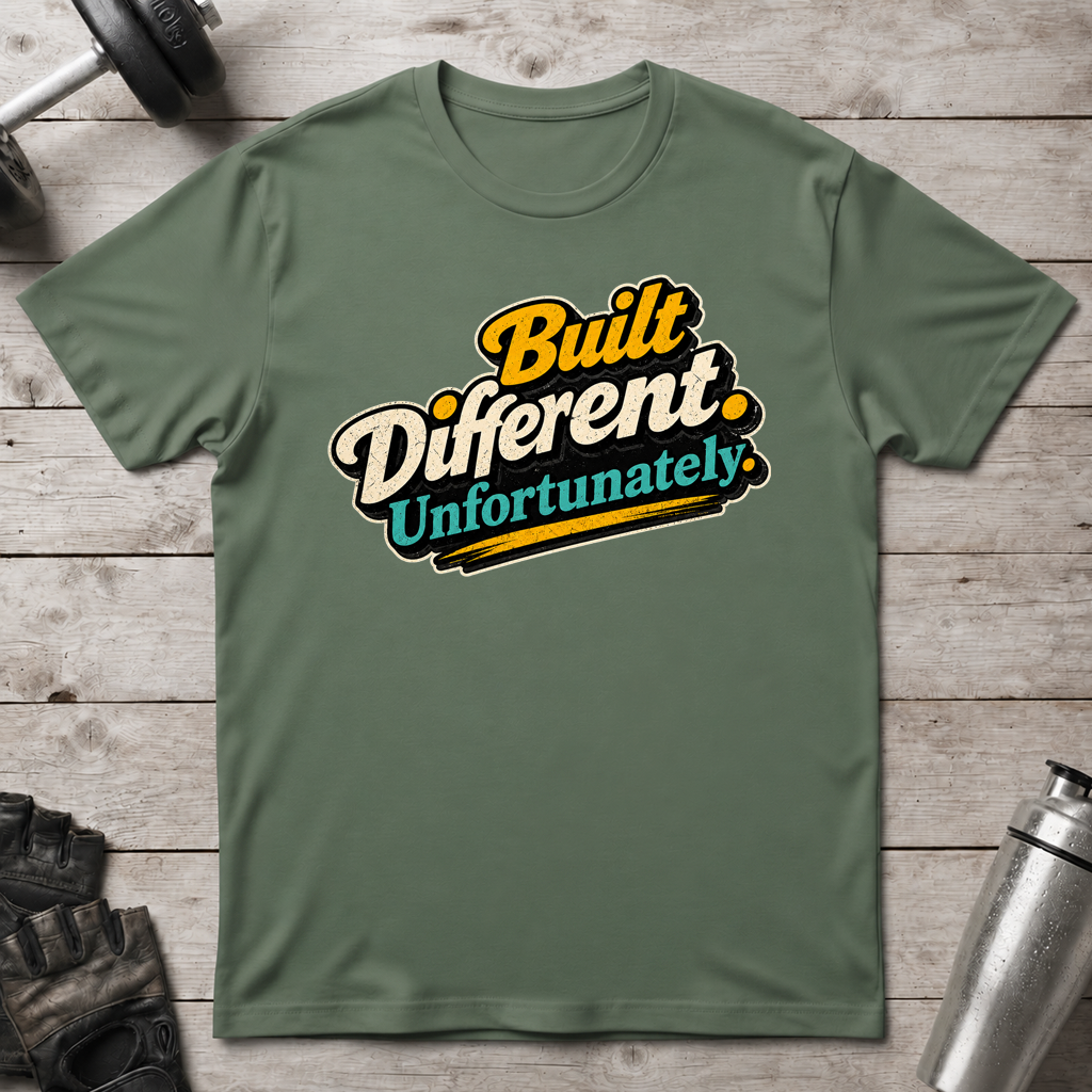 Built Different Unfortunately T-Shirt