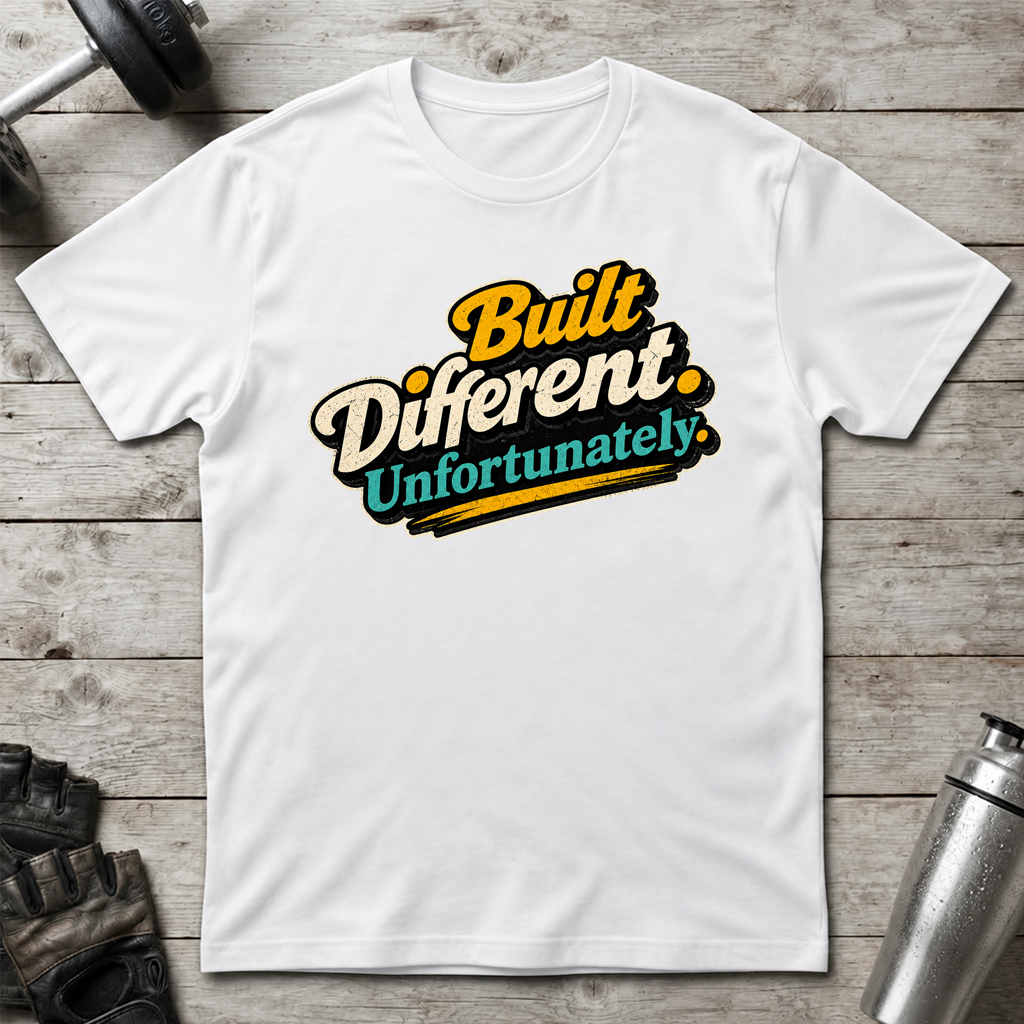 Built Different Unfortunately T-Shirt
