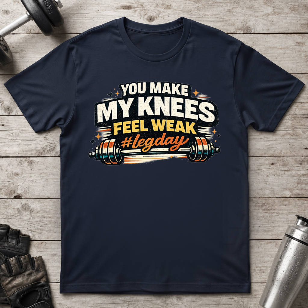 Weak Knees Leg Day T-Shirt