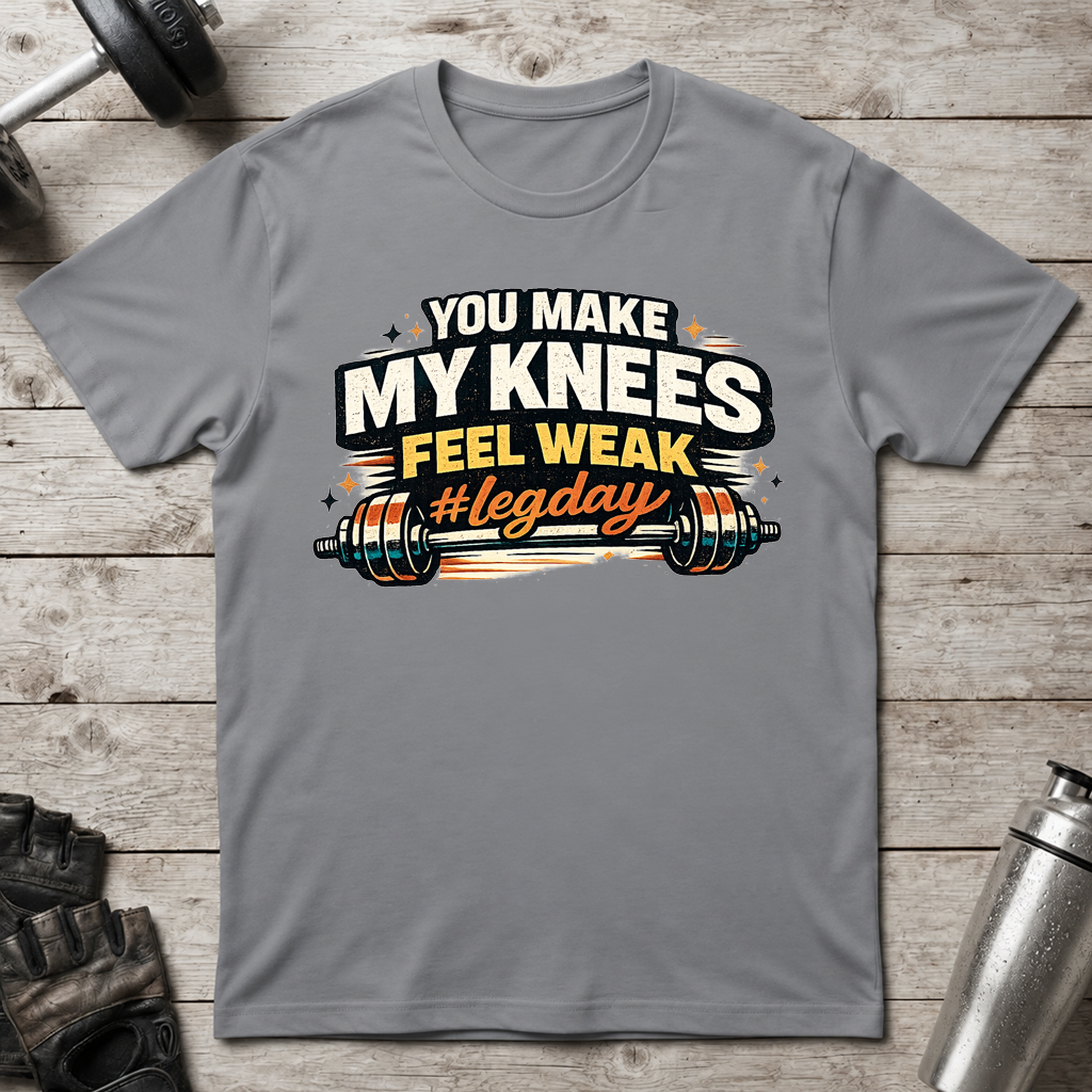 Weak Knees Leg Day T-Shirt