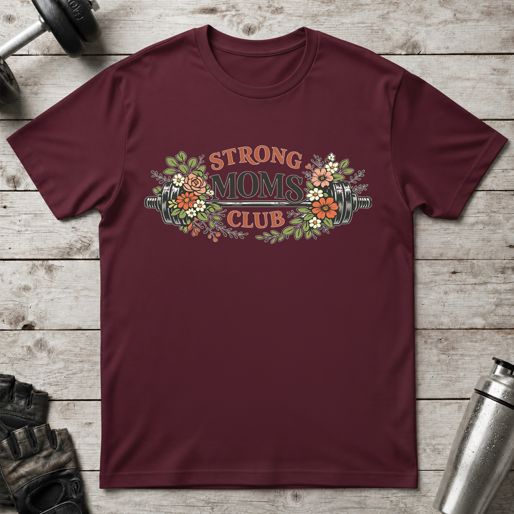 Floral Strong Moms T-Shirt
