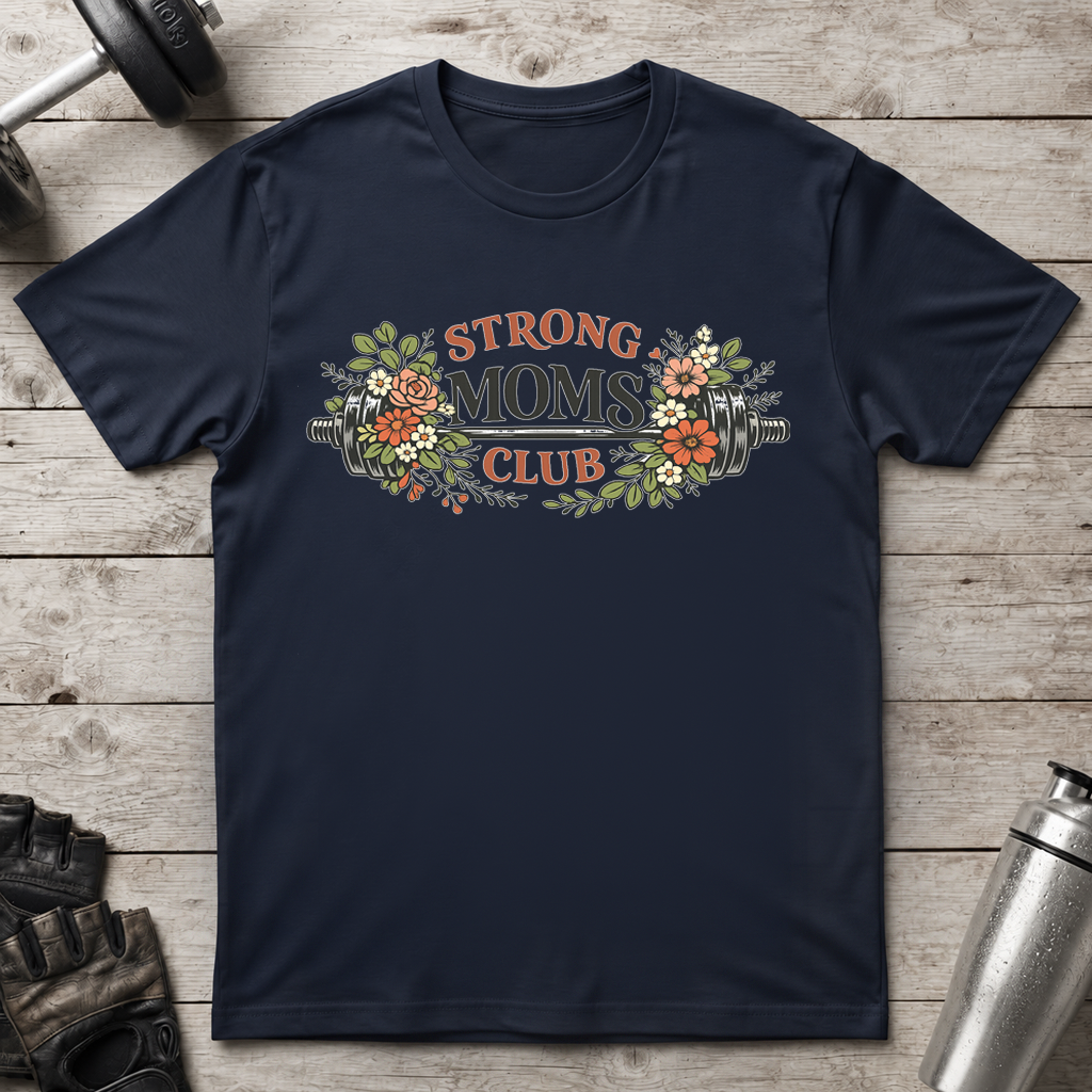 Floral Strong Moms T-Shirt