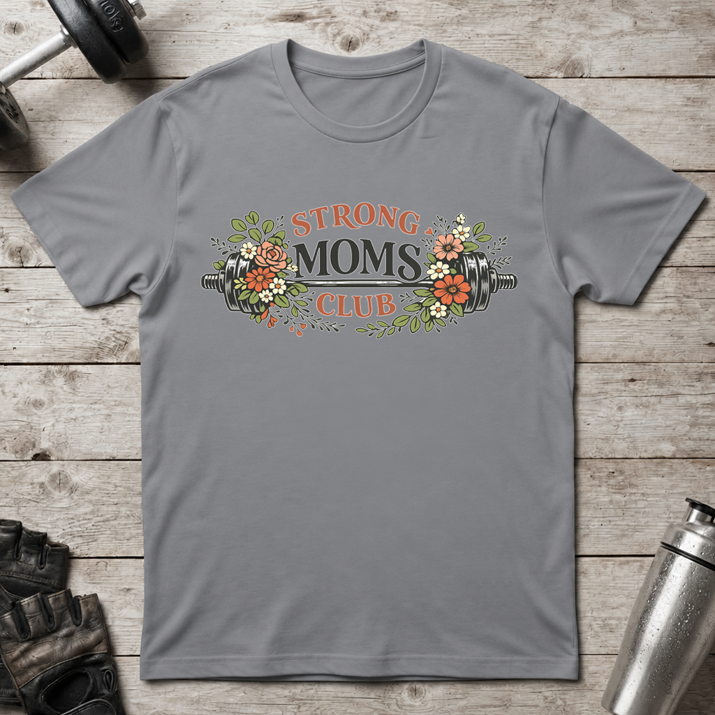 Floral Strong Moms T-Shirt