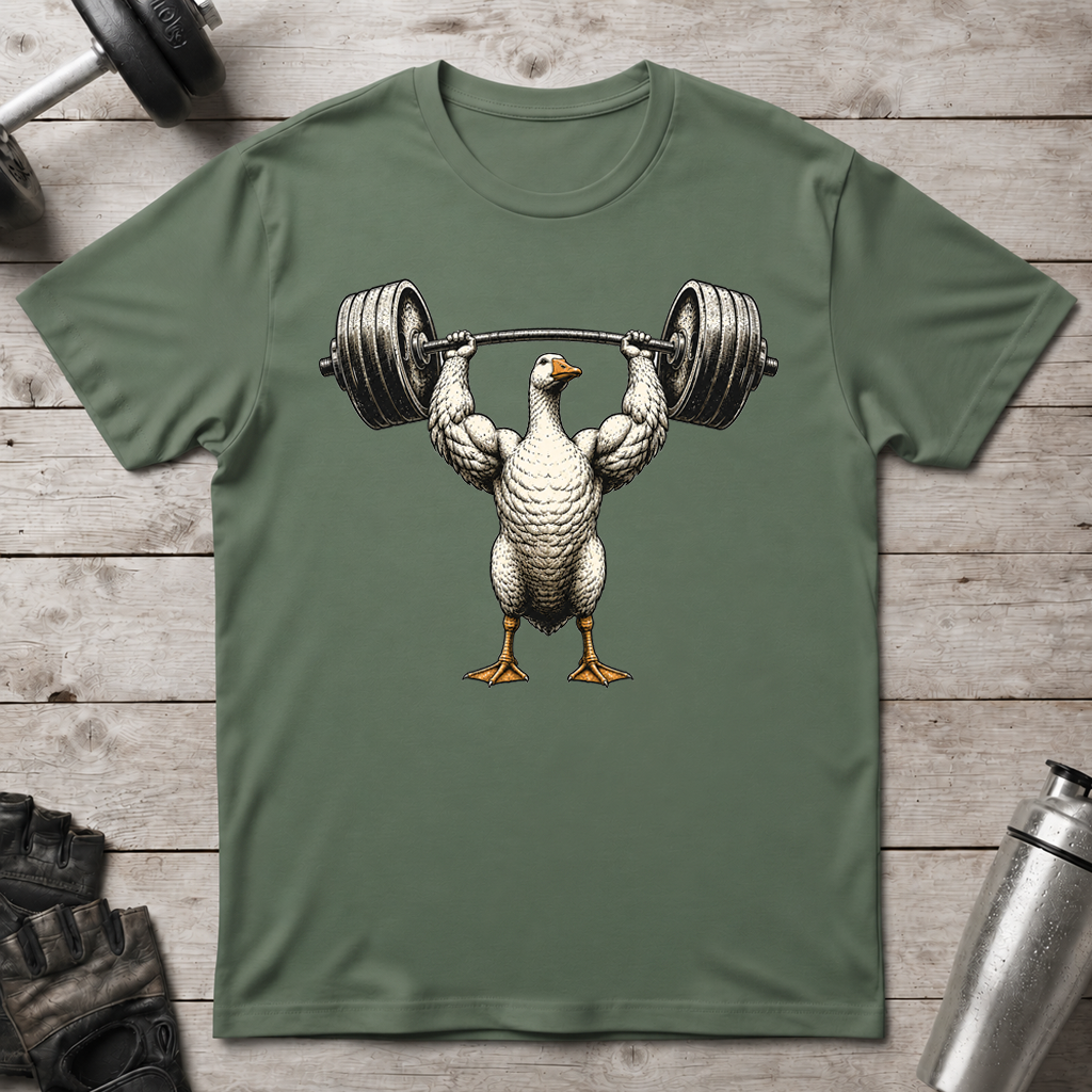 Barbell Goose T-Shirt