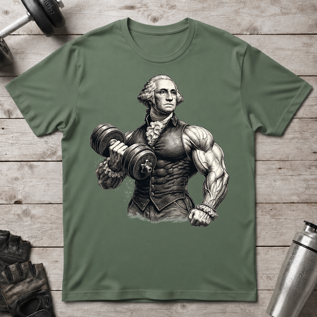 George Washington Bodybuilder T-Shirt