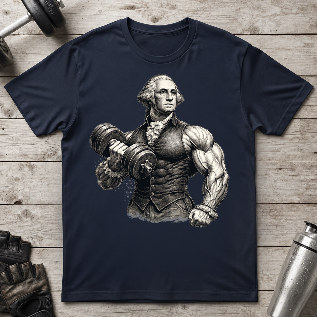 George Washington Bodybuilder T-Shirt