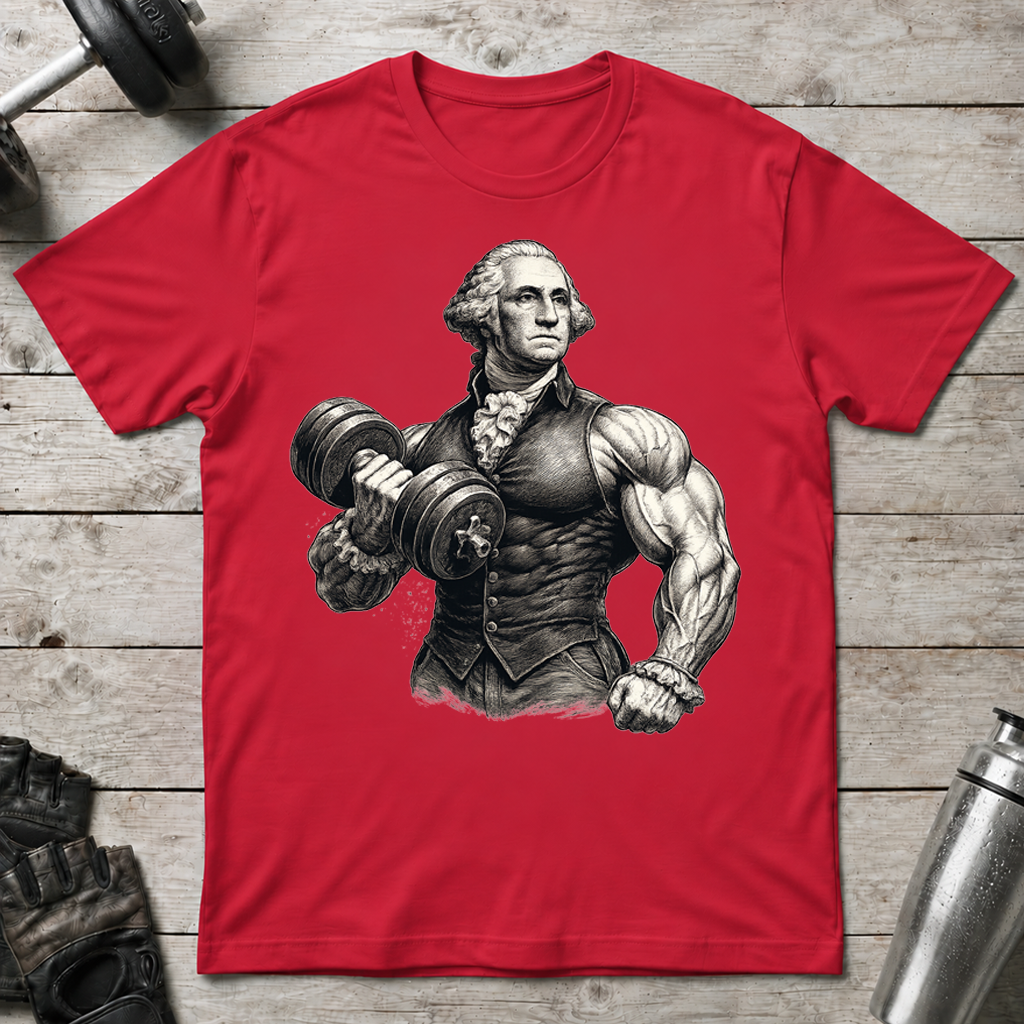 George Washington Bodybuilder T-Shirt
