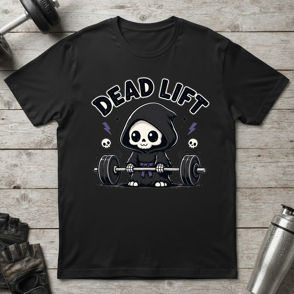 Cute Grim Reaper Deadlift T-Shirt