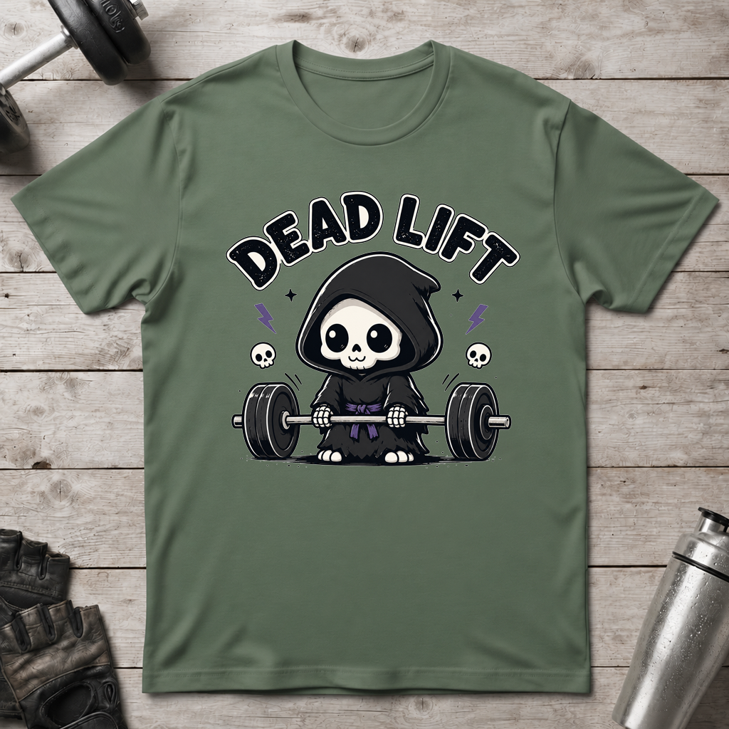 Cute Grim Reaper Deadlift T-Shirt